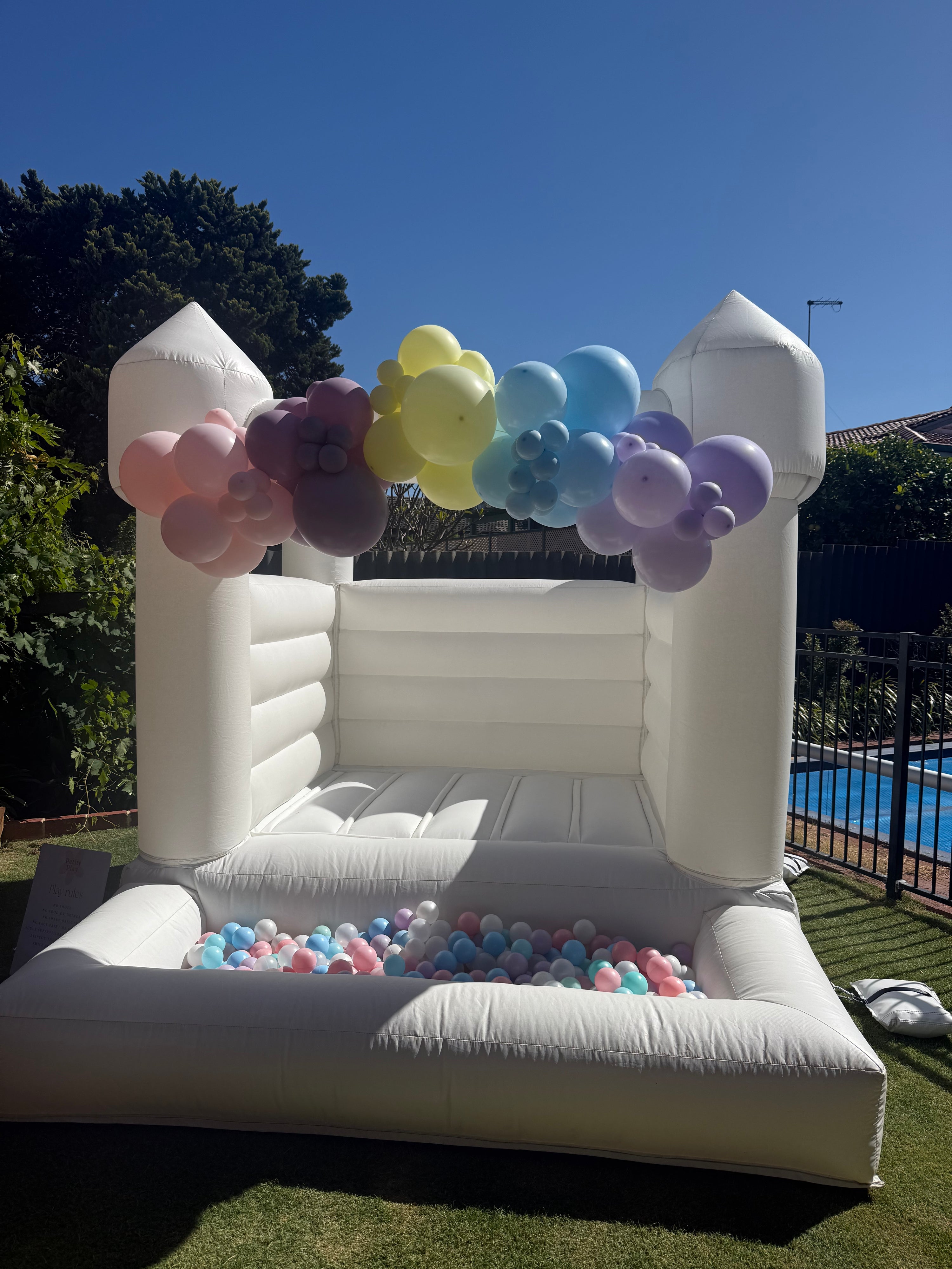 Bouncy Castle With Attached Ball Pit