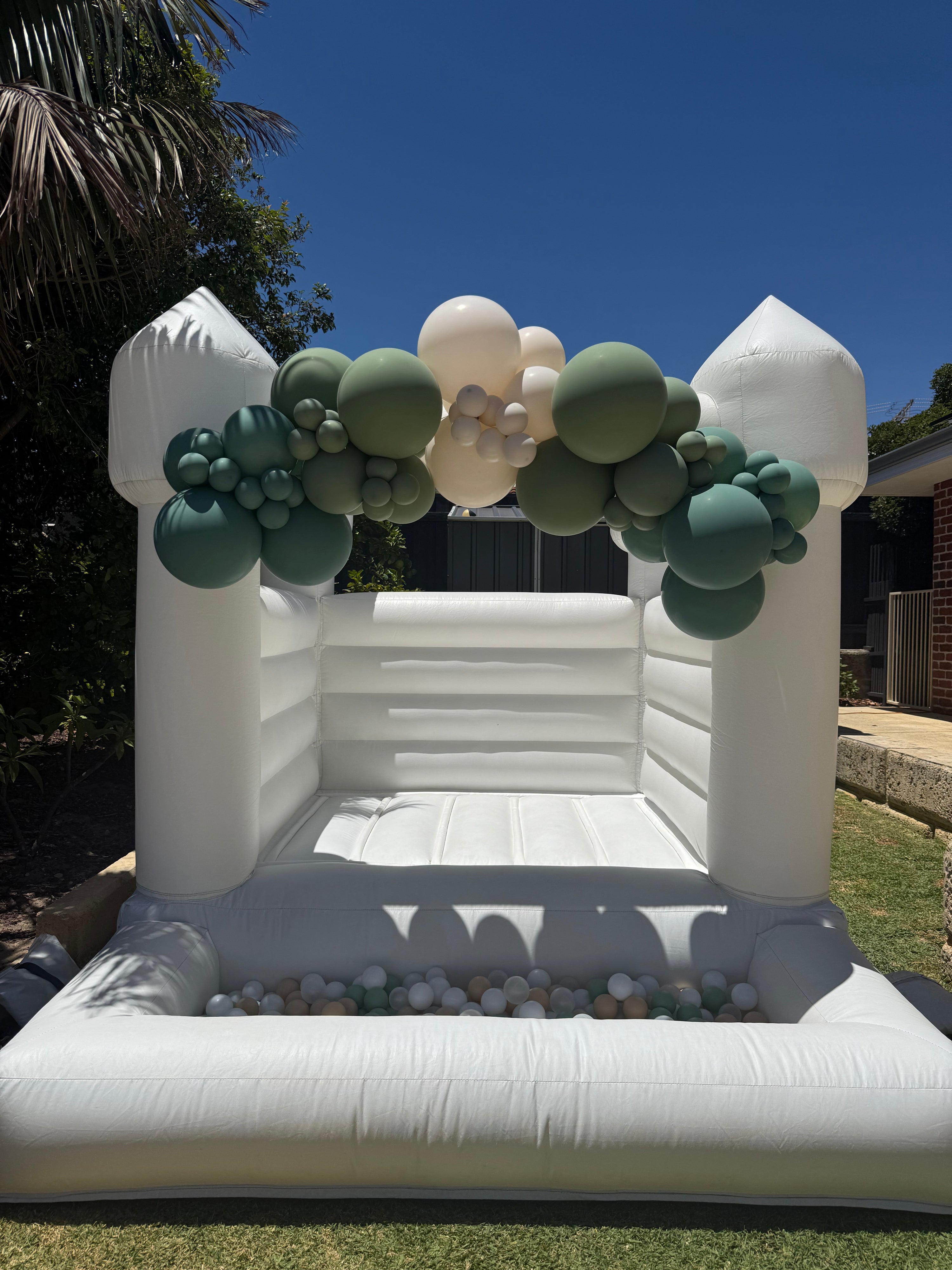 Bouncy Castle With Attached Ball Pit