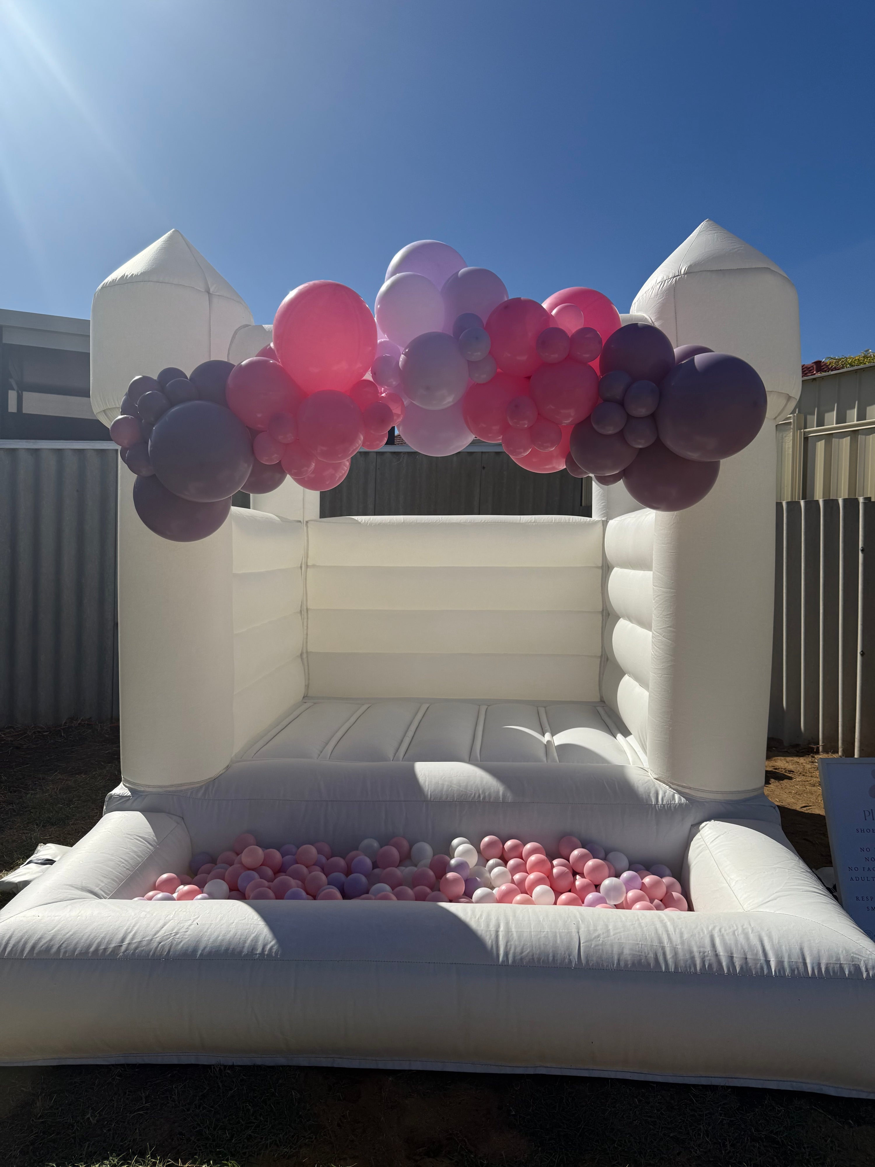Bouncy Castle With Attached Ball Pit