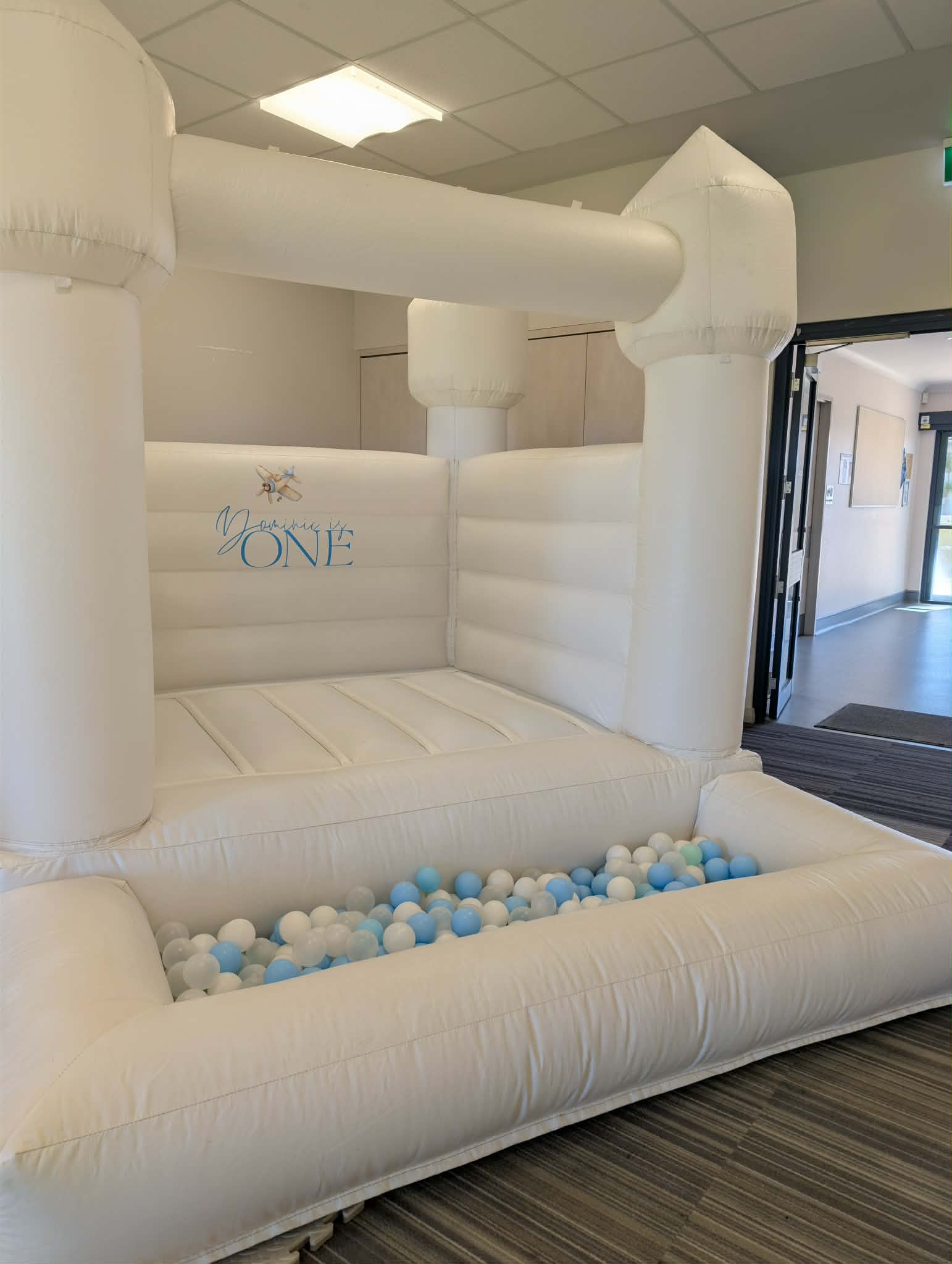 Bouncy Castle With Attached Ball Pit