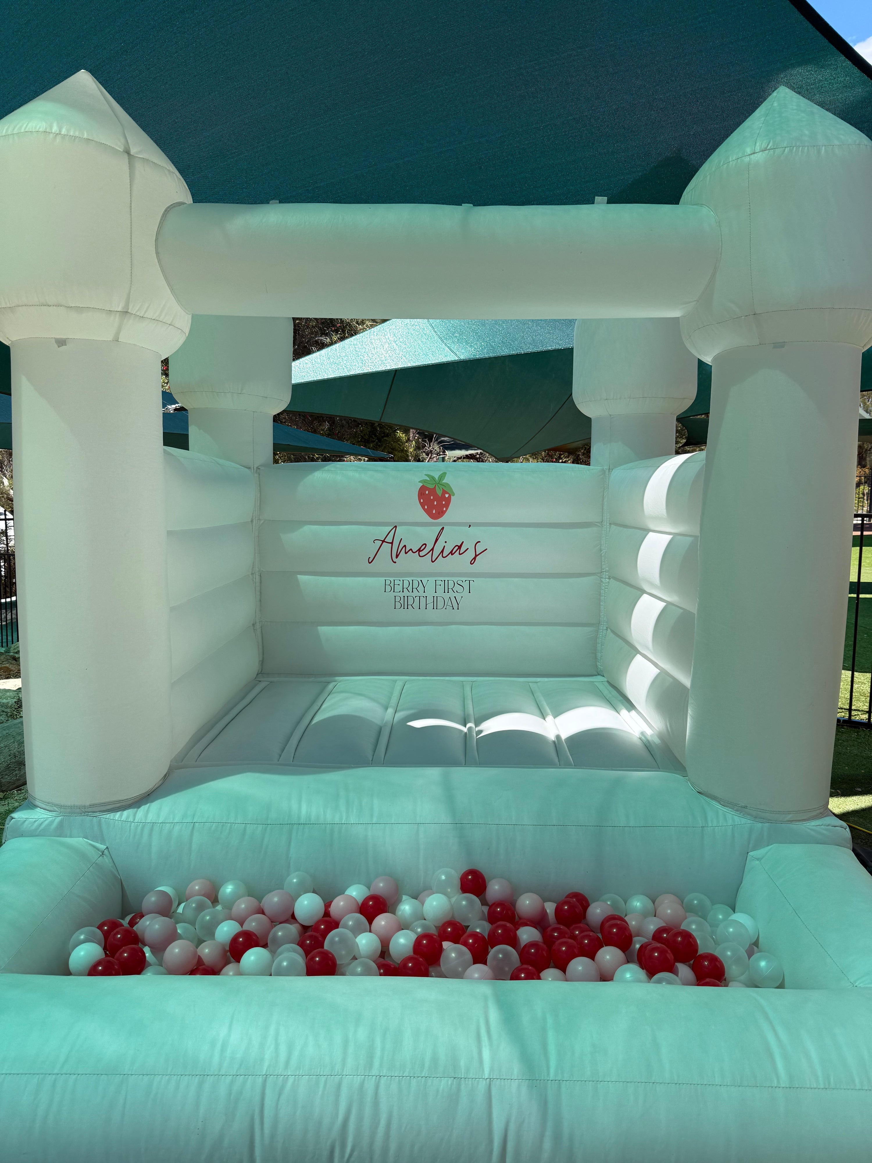 Bouncy Castle With Attached Ball Pit