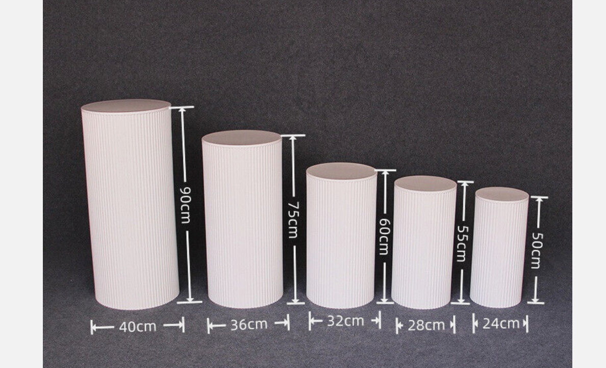 Round Ripple Plinths
